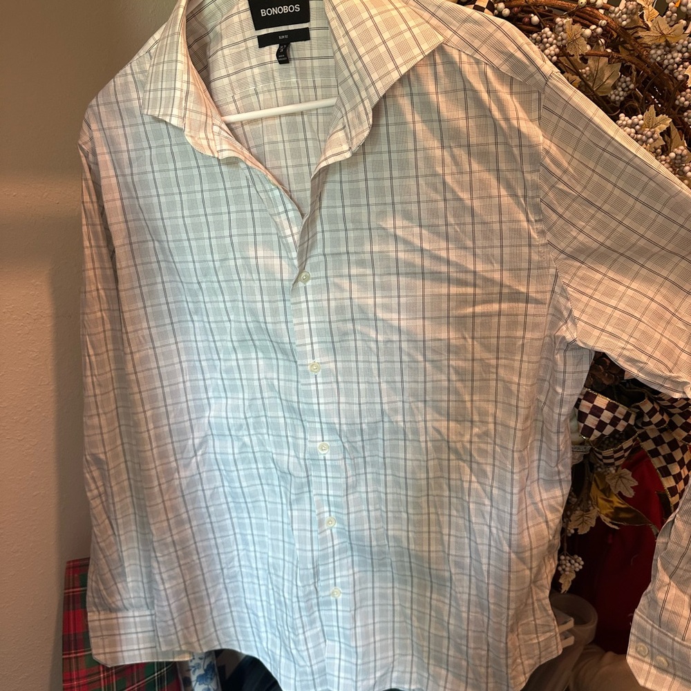 Bonobos White Casual Button Down Shirt